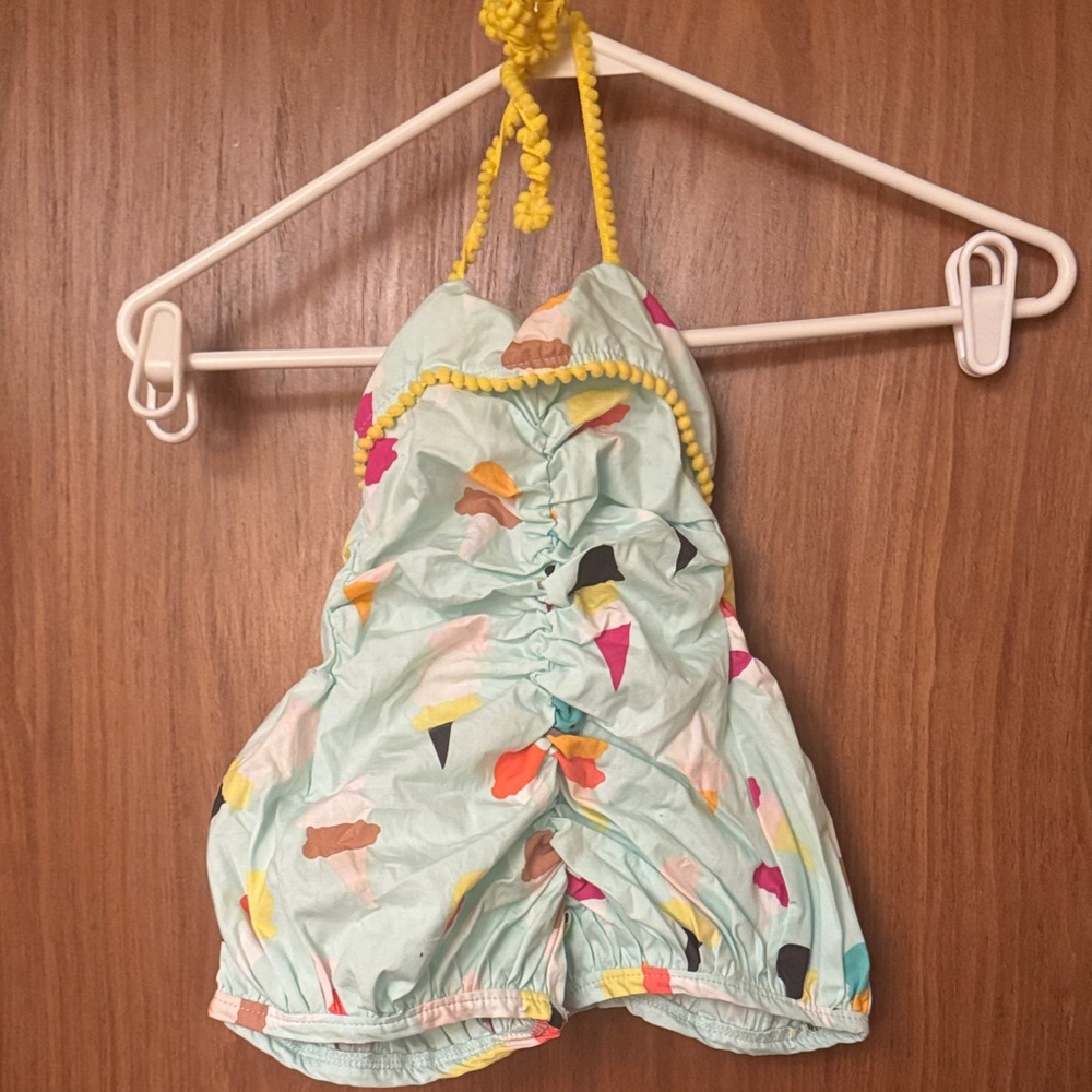 Playful Ice Cream Print Bodysuit